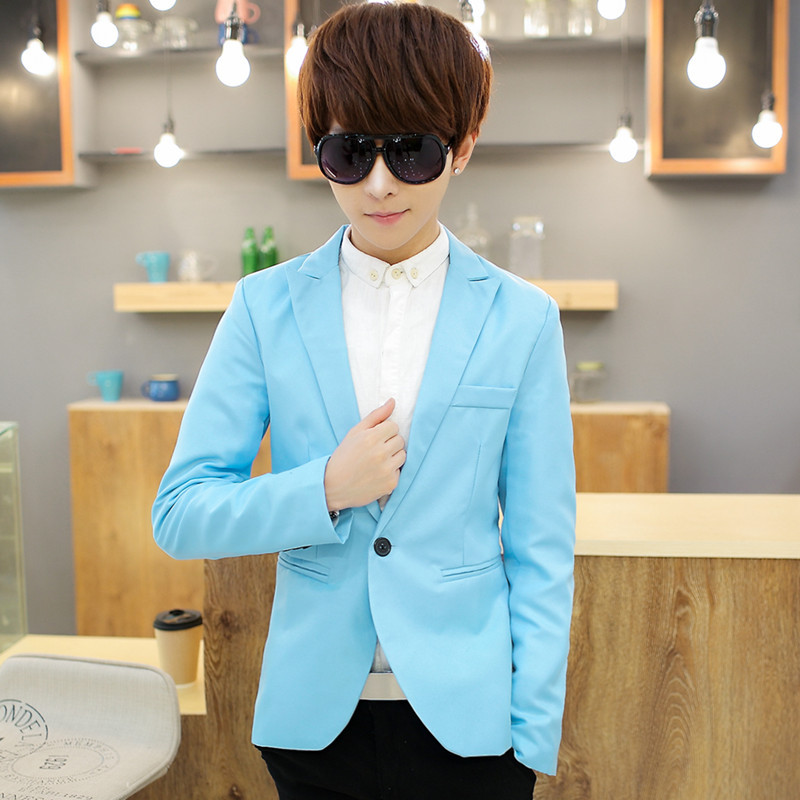 Foreign trade ebay AliExpress Youth man All-match fashion Small suit man Korean Edition Self cultivation man 's suit