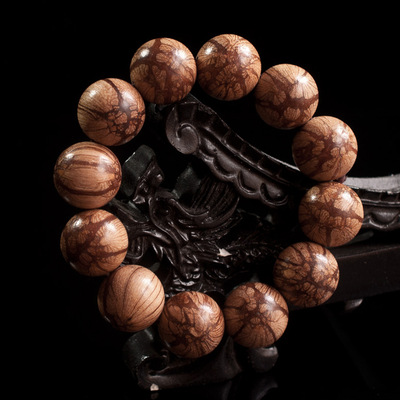 岱之檀 梅花入骨丹龙须藤手串降龙木手链六道木沉香佛珠地摊货源|ms