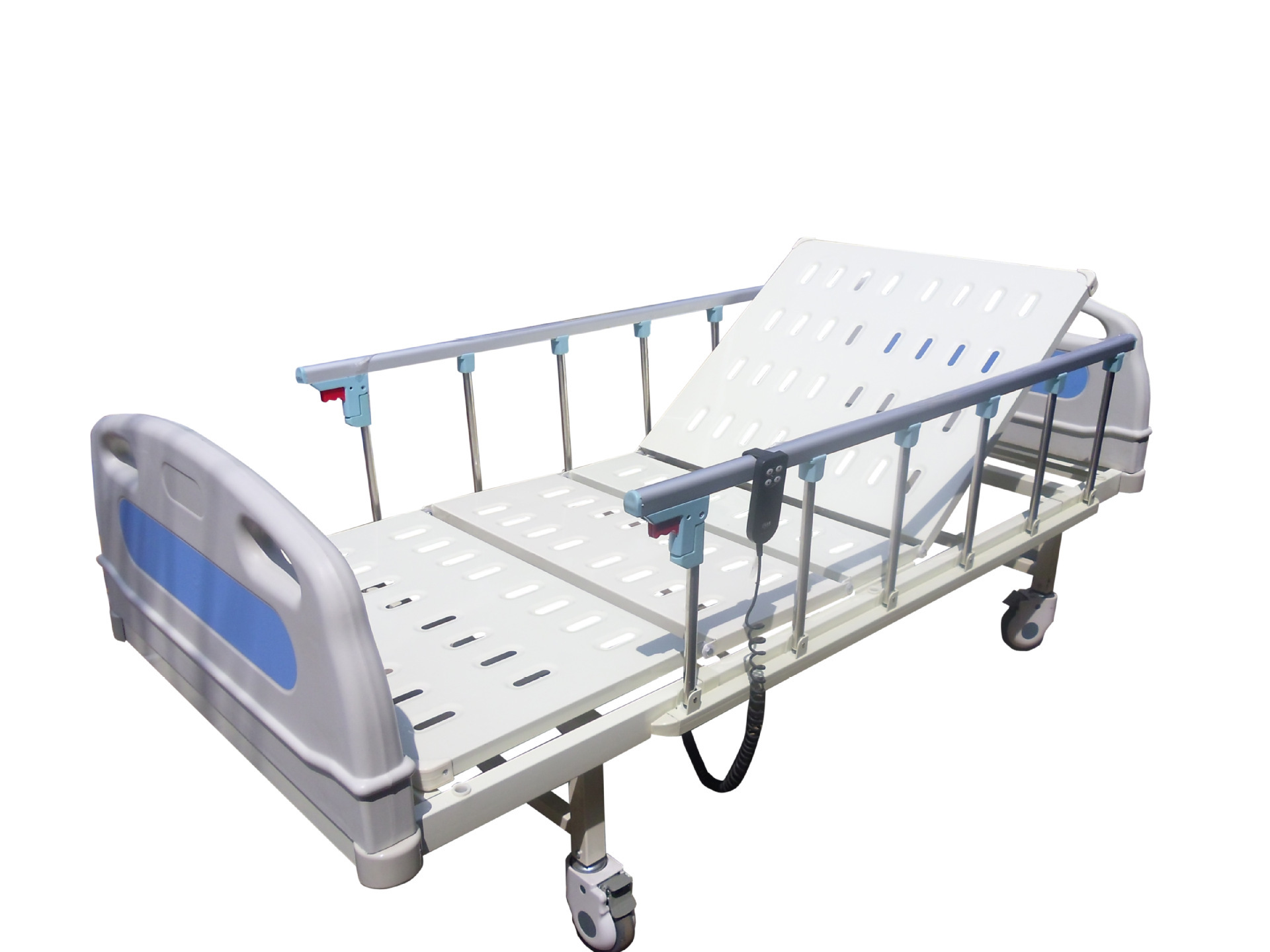 厂家医院医用床ABS床头钢制冲孔平板床单摇双摇病床-阿里巴巴