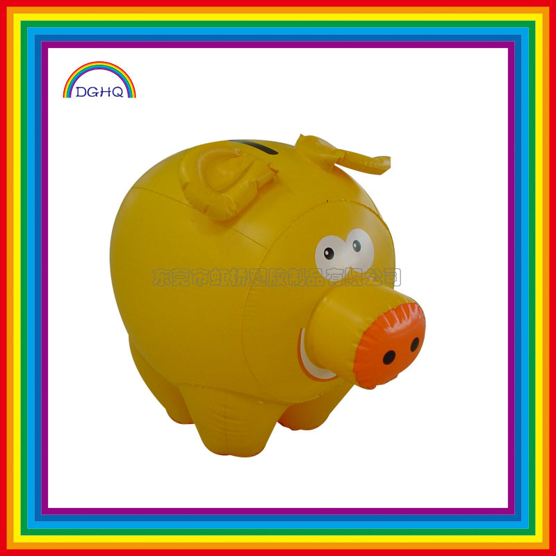 厂家生产供应pvc充气猪，各种PVC充气仿真动物仿真模型
