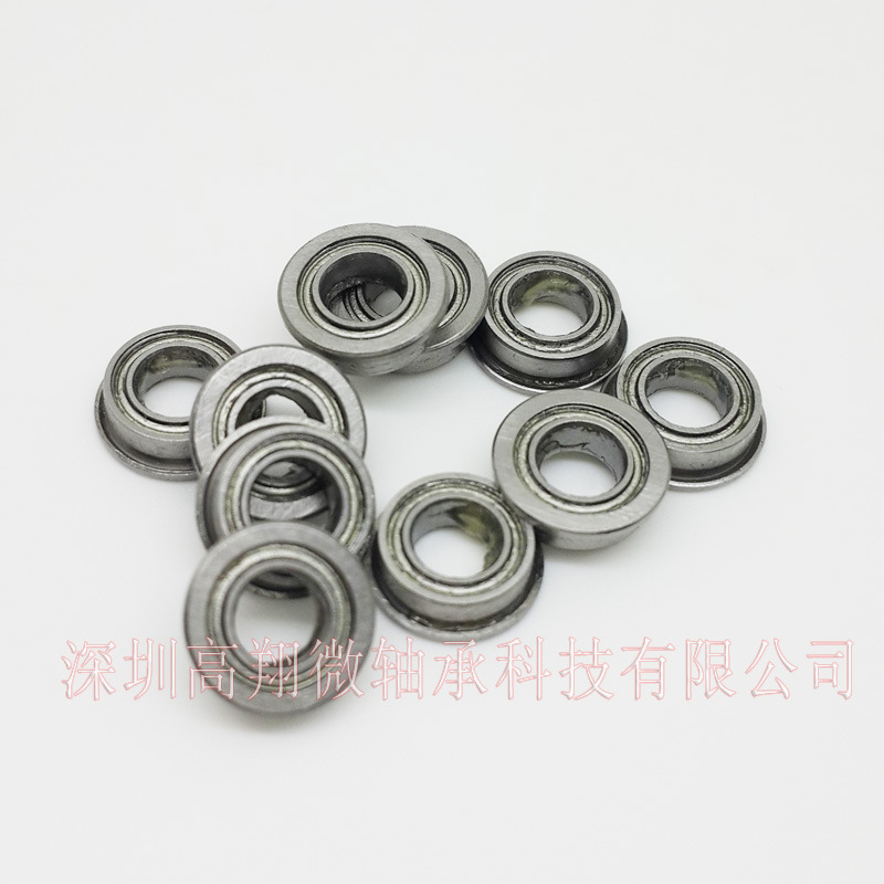 供应微型法兰轴承 F693ZZ 带边轴承规格：3*8*4国产微型轴承