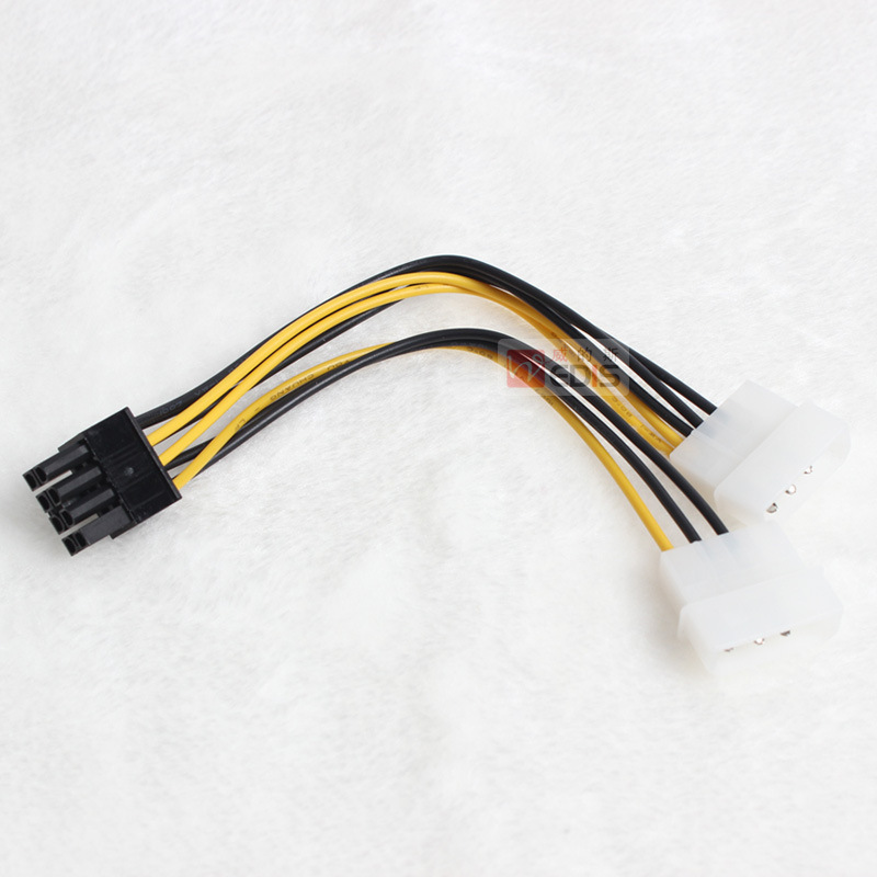 Dual 4P to 8P graphics card power cord Dual large 4PIN to 8PIN graphics card power supply cord Dual D port graphics card adapter cord Dual 4P to 8P graphics card power cord Dual large 4PIN to 8PIN graphics card power supply cord Dual D port graphics card adapter cord