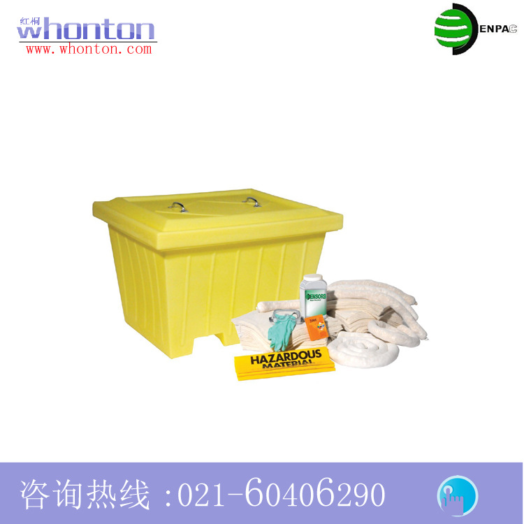 泄漏处理套装ENPAC套装 超大容量吸油推车处理套装1382-YE