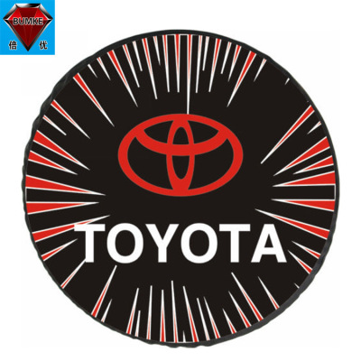 wholesale PVC Leather tire cover Spare tire cover 15 inch 16 inch 17 inch Car tires Spare tire cover Foreign trade customized