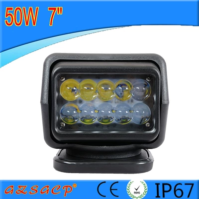 Super Parlaq Avtomobil Təmir Fövqəladə İşığı LED 12V24V 50W Uzaqdan İdarə Olunan Projektor