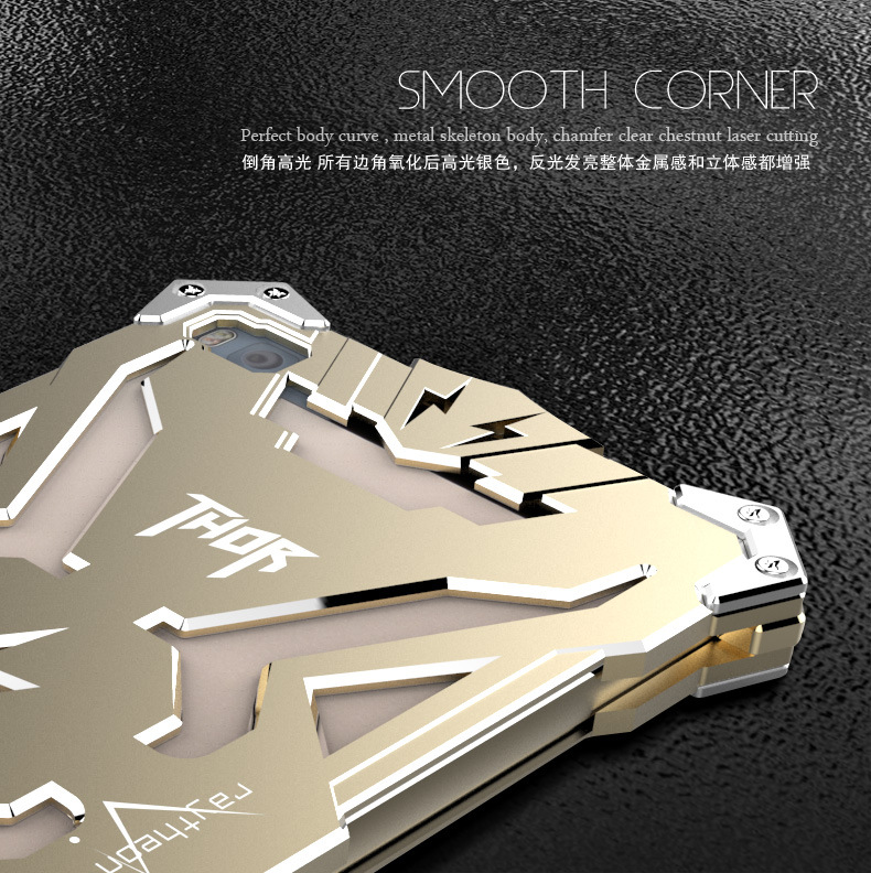 SIMON THOR Aviation Aluminum Alloy Shockproof Armor Metal Case Cover for Huawei P8 & Huawe P8 Lite