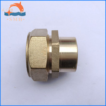 石门湖 2632卡套太阳能铝塑管铜接头 内丝直接S32X3/4F 铜管件