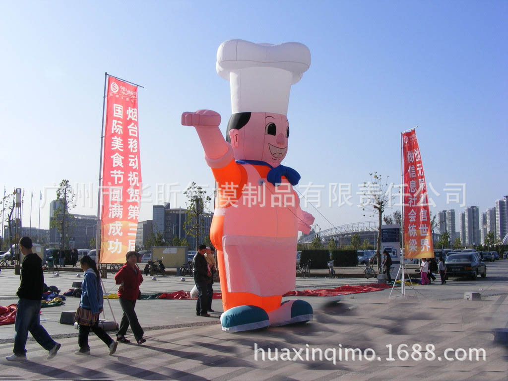 充气圣诞老人 卡通气模 圣诞用品 广告模型