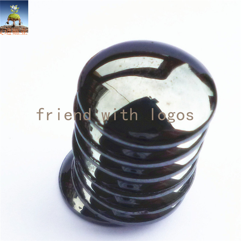 28年磁铁厂：养生枕头保健磁铁 圆形床垫黑磁铁 永磁抛光面包