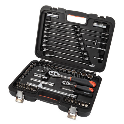 钢盾工具 79件综合性套筒组套 机修汽修套装S010079