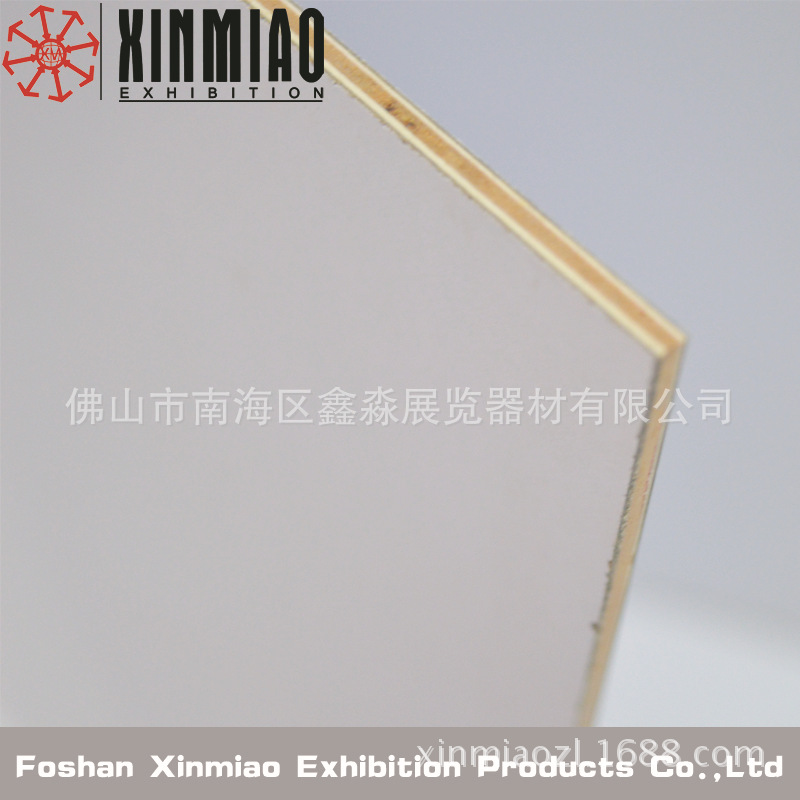 八棱柱标摊展架内pvc展板 3MM胶合板展览展示白板