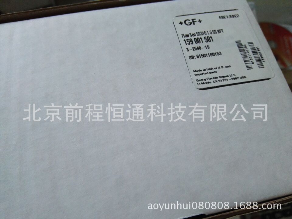 现货GF Signet流量传感器3-2540-1S 不锈钢材质 