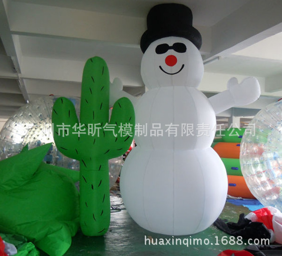 圣诞雪人充气  圣诞雪人气模 充气圣诞房子 圣诞树  充气圣诞雪人