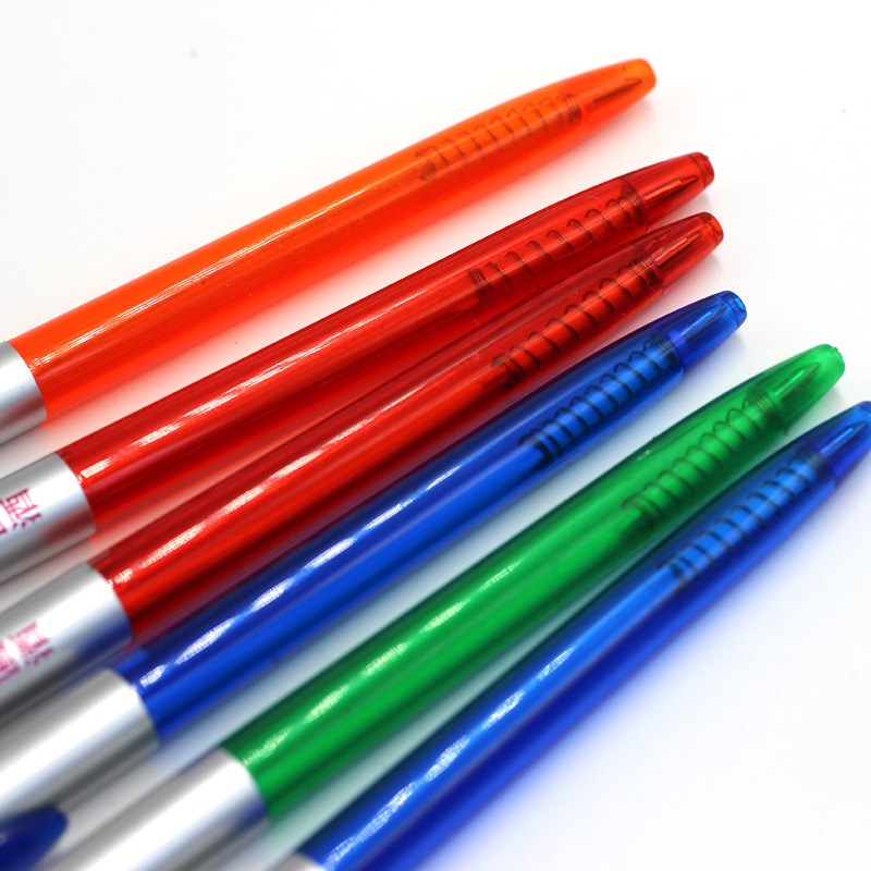 简易按动圆珠笔批发、广告笔定制、油笔订做圆珠笔可印LOGO详情13