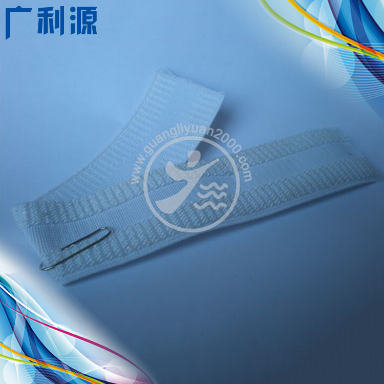 精品时尚25MM宽提花松紧带 白色罗纹包边耐磨松紧带批发高弹力