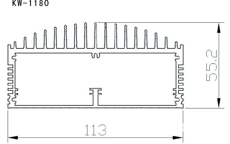控制器外壳  河南电子散热器 散热铝型材 铝板冲压