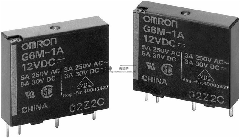全新原装现货继电器G6M-1A-DC9V！特价促销 一组常开5A 4脚