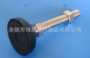 供应尼龙万向调节脚 垫脚 不锈钢调节脚 脚杯 D60M16*100