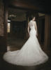 The new trade wholesale wedding dress wedding dress sexy lace collars Vintage slim slim tail wedding dress