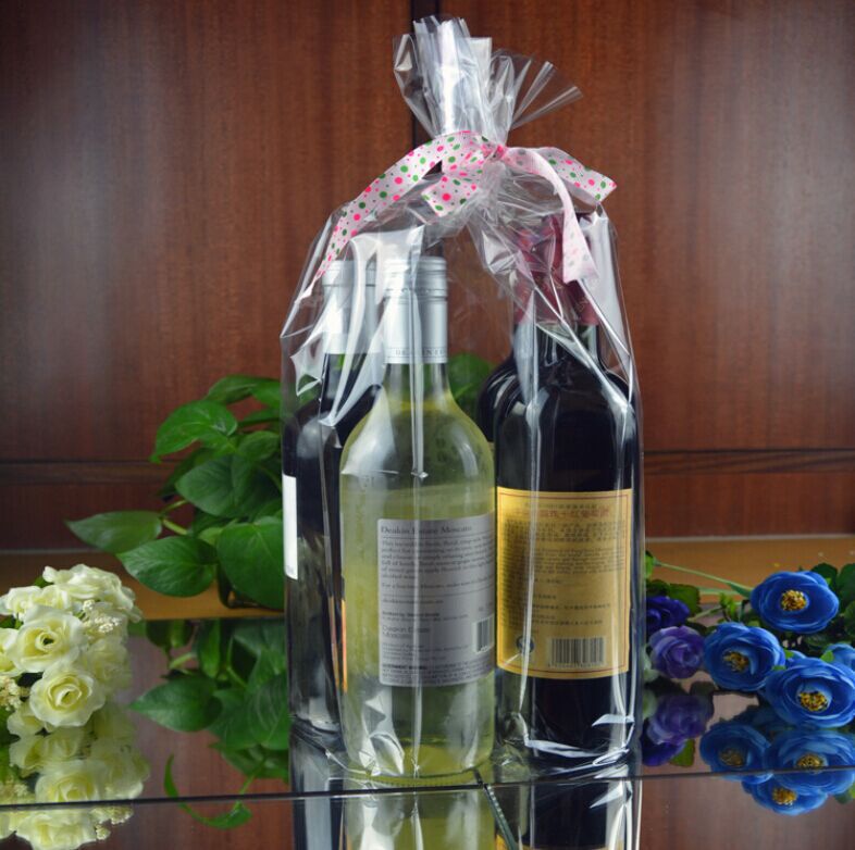 Opp Doll Dust-Proof Packaging Bag Pp Gift Bag Flower Fruit Basket Food Bag Pp Food Gift Packaging Bag