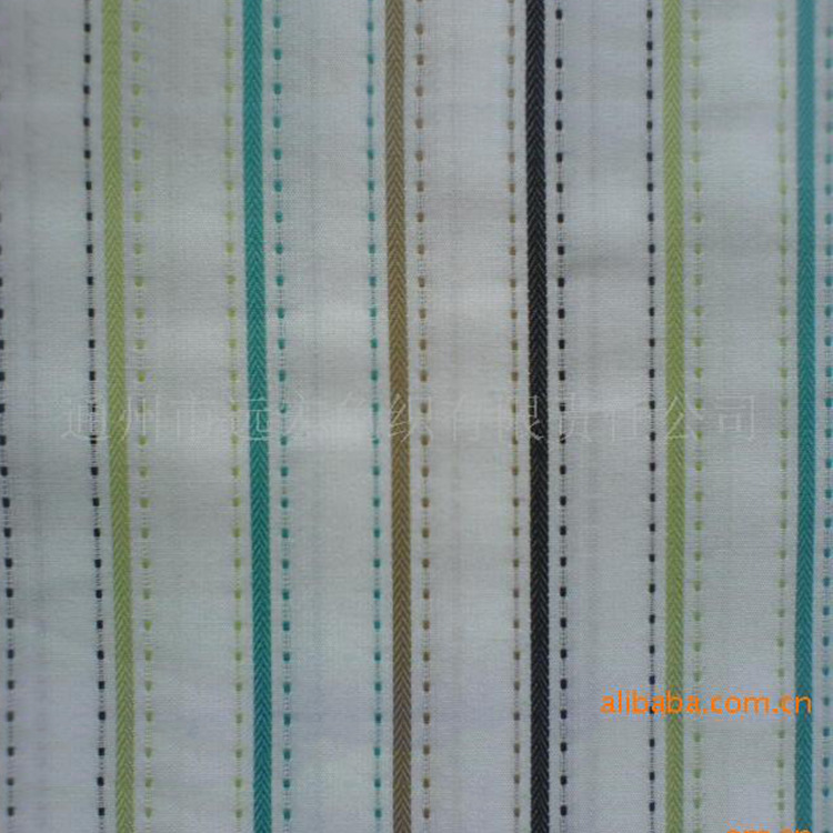 色织衬衫面料 全棉精梳提花布 衬衫面料厂家供应