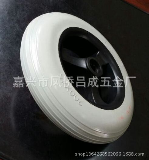 供应康复器材配件 8寸PU发泡轮【厂家直销】LC-306