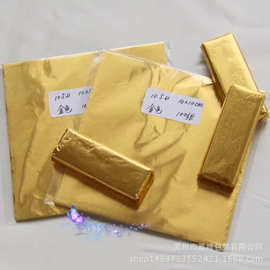 厂家直销 金色巧克力铝箔包装纸 西点金色铝箔纸 巧克力锡纸