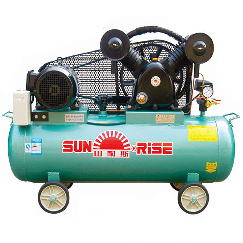2.2KW单相电风冷式打气泵空压机活塞式空气压缩机皮带式220v