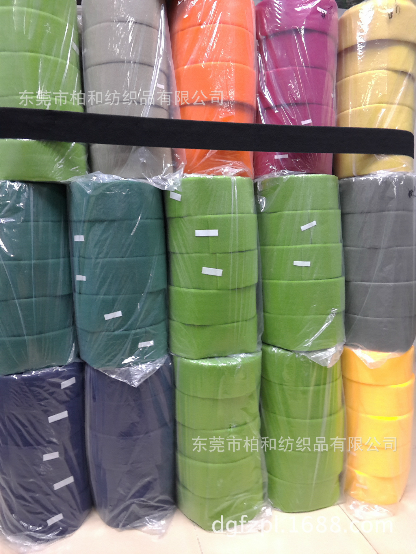 【PAIHE柏和】厂家批发 彩色粘扣带、松紧魔术贴、尼龙魔术贴、