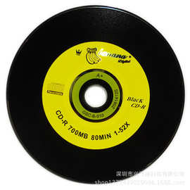 香蕉黑胶光盘 双面黑胶CD 车载汽车音乐CD 空白刻录光盘 50片装