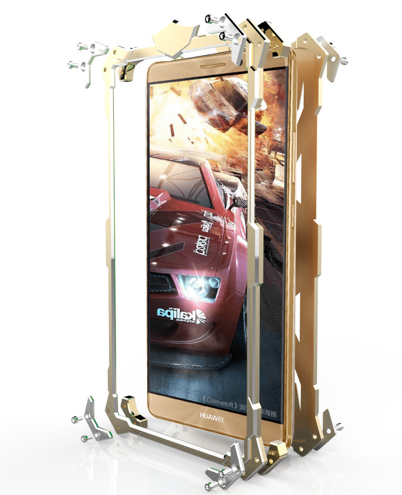 SIMON THOR Aviation Aluminum Alloy Shockproof Armor Metal Case Cover for Huawei  Mate 8 & Huawe Mate 7 & Huawei Mate S