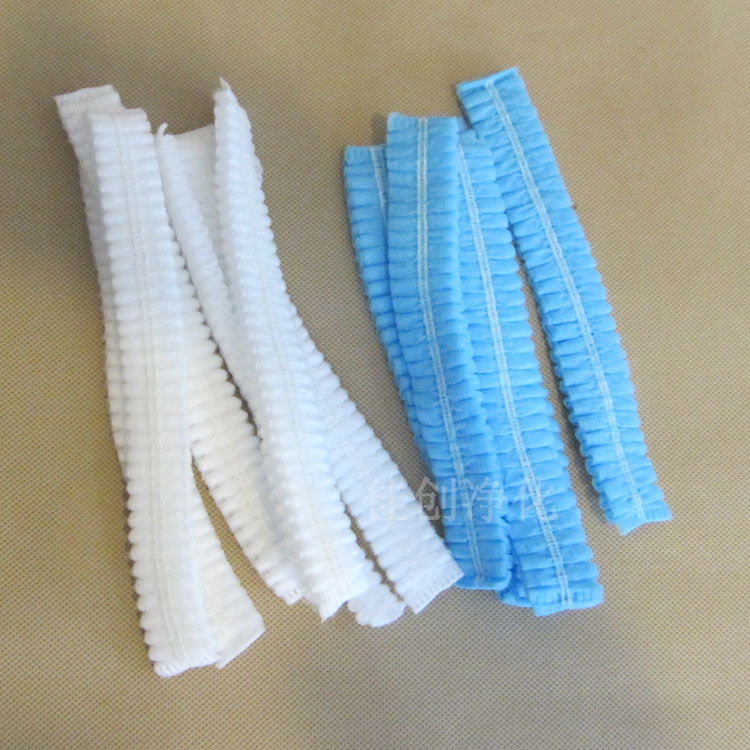 东莞生产一次性帽子条形帽厂家定制食品车间一次性头罩无纺布帽子