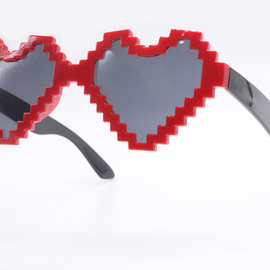 经典马赛克桃心太阳镜桃心马赛克太阳镜
