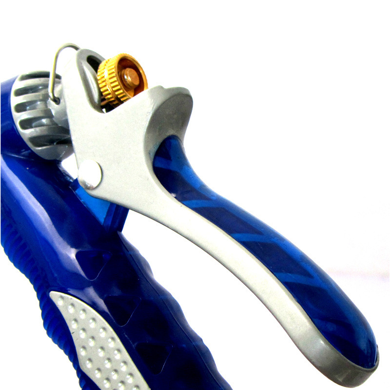 升級(jí)海藍(lán)全銅金屬柄洗車水槍 洗車高壓水槍 園藝澆花水槍R-2386