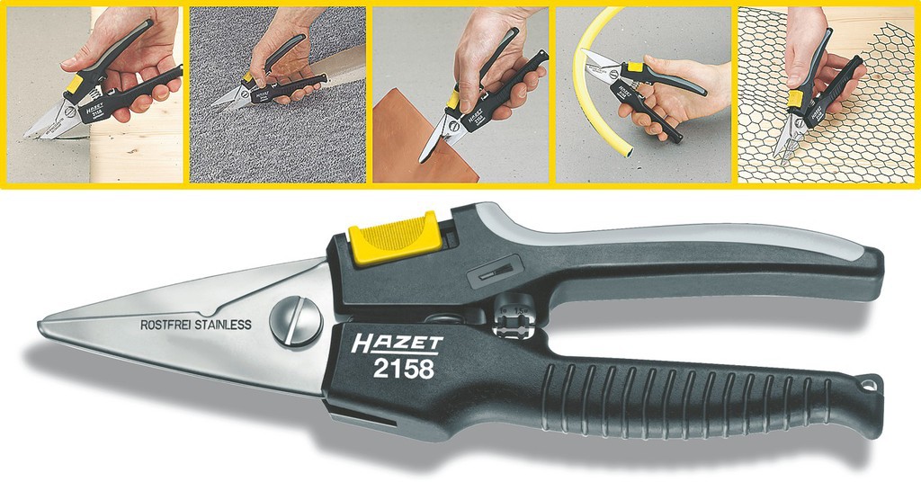 德国HAZET哈蔡特 万能剪 2158  剪刀  工业剪刀 德国原装