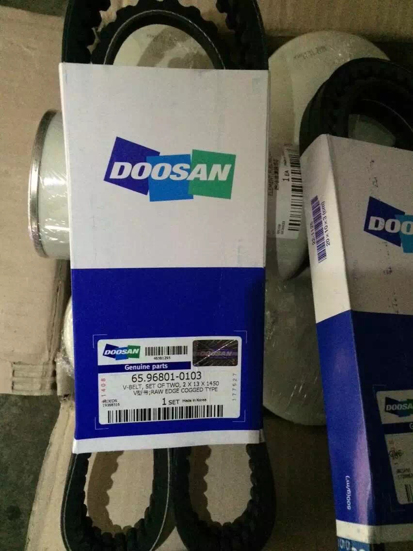 供应韩国大宇柴油发电机组风扇皮带65.96801-0103