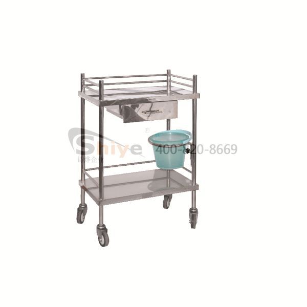 上海厂家供应 不锈钢治疗车 不锈钢医用推车  器械车 ATC-557