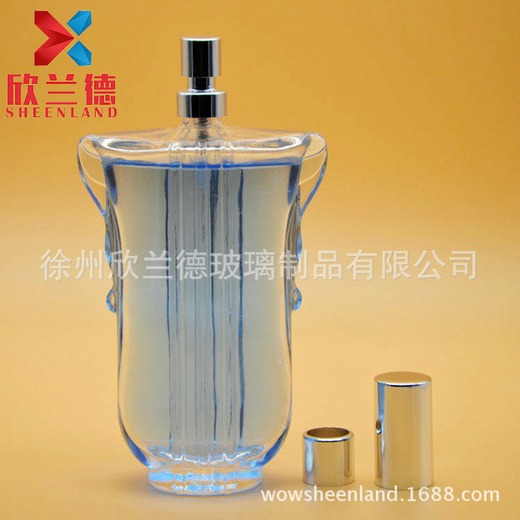 100ML 卡口香水瓶 创意香水瓶香水瓶 高白料透明玻璃瓶