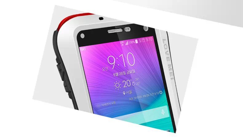 LOVE MEI Powerful Small Waist Water Resistant Shockproof Dust/Dirt/Snow Proof Aluminum Metal Outdoor Heavy Duty Case Cover for Samsung Galaxy Note 4