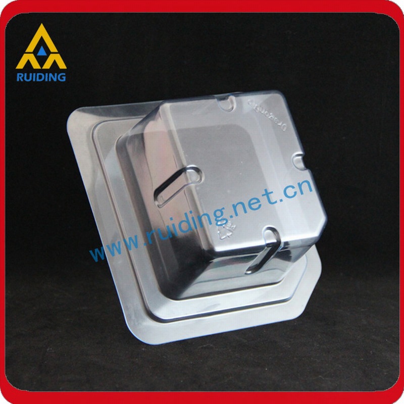 蓝底gpet透明泡壳吸塑罩 环保pet材料 食品专用吸塑上罩