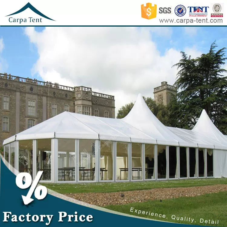 厂家自营肇庆铝合金欧式尖顶篷房 六边形 八边形 异形篷房及配件