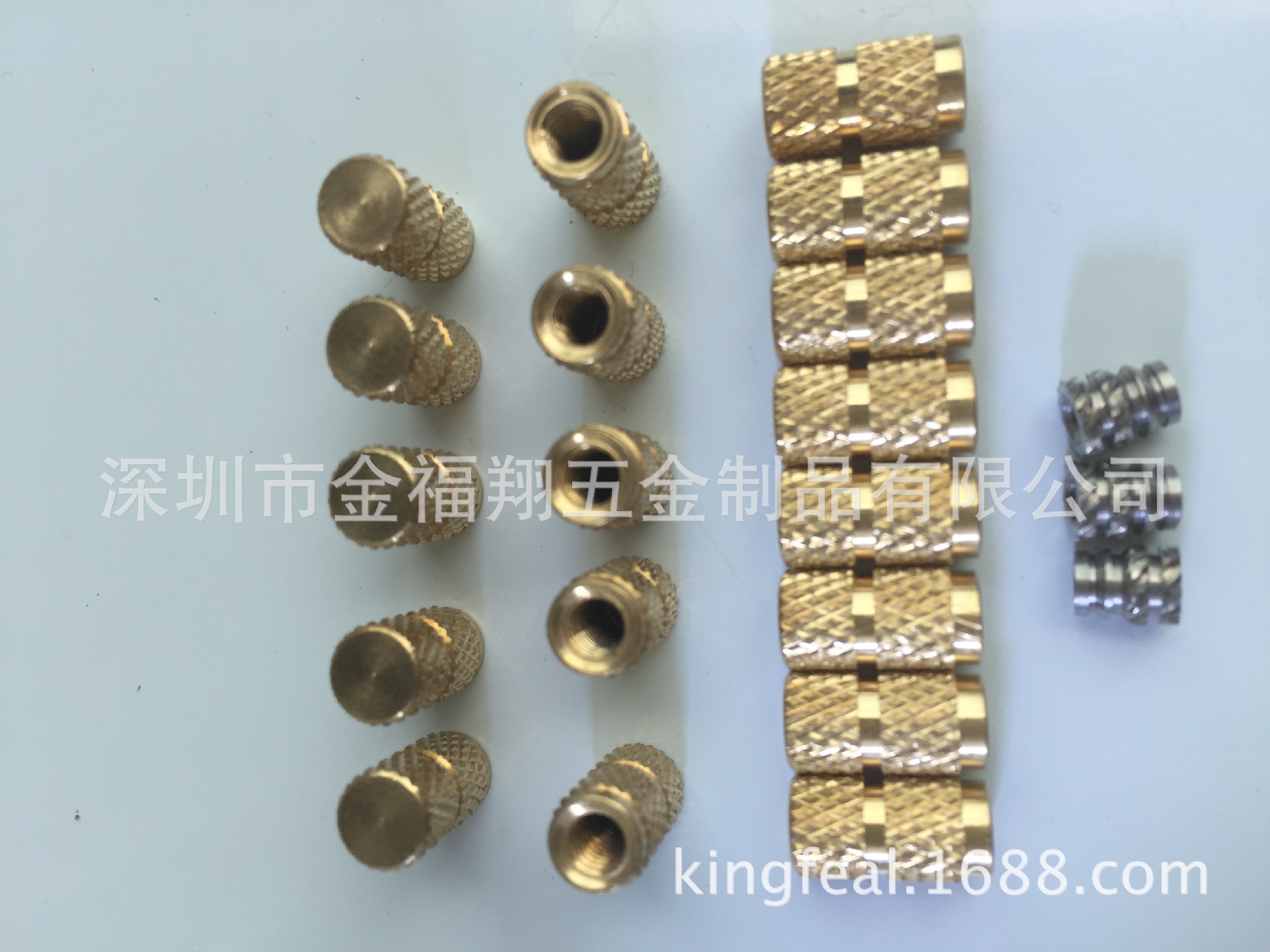 镶嵌铜螺母、不锈钢镶嵌螺母M2、M3、M4、4-40、6-32、8-32、032