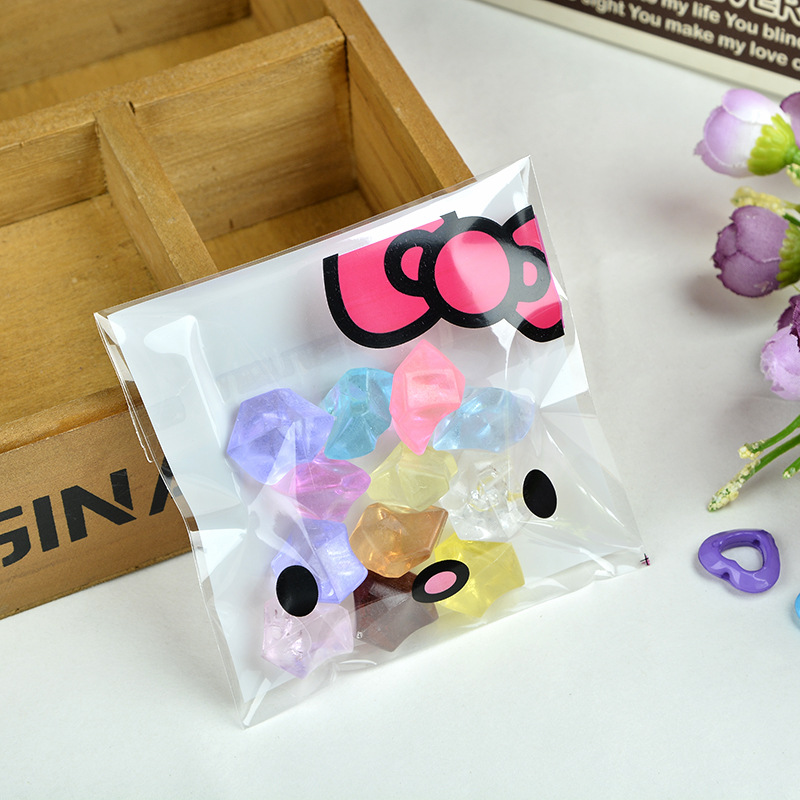 The new classic cat self -stick bag candy bag hi sugar packaging bag gift bag west pocket biscuit bag 7*7+3 2