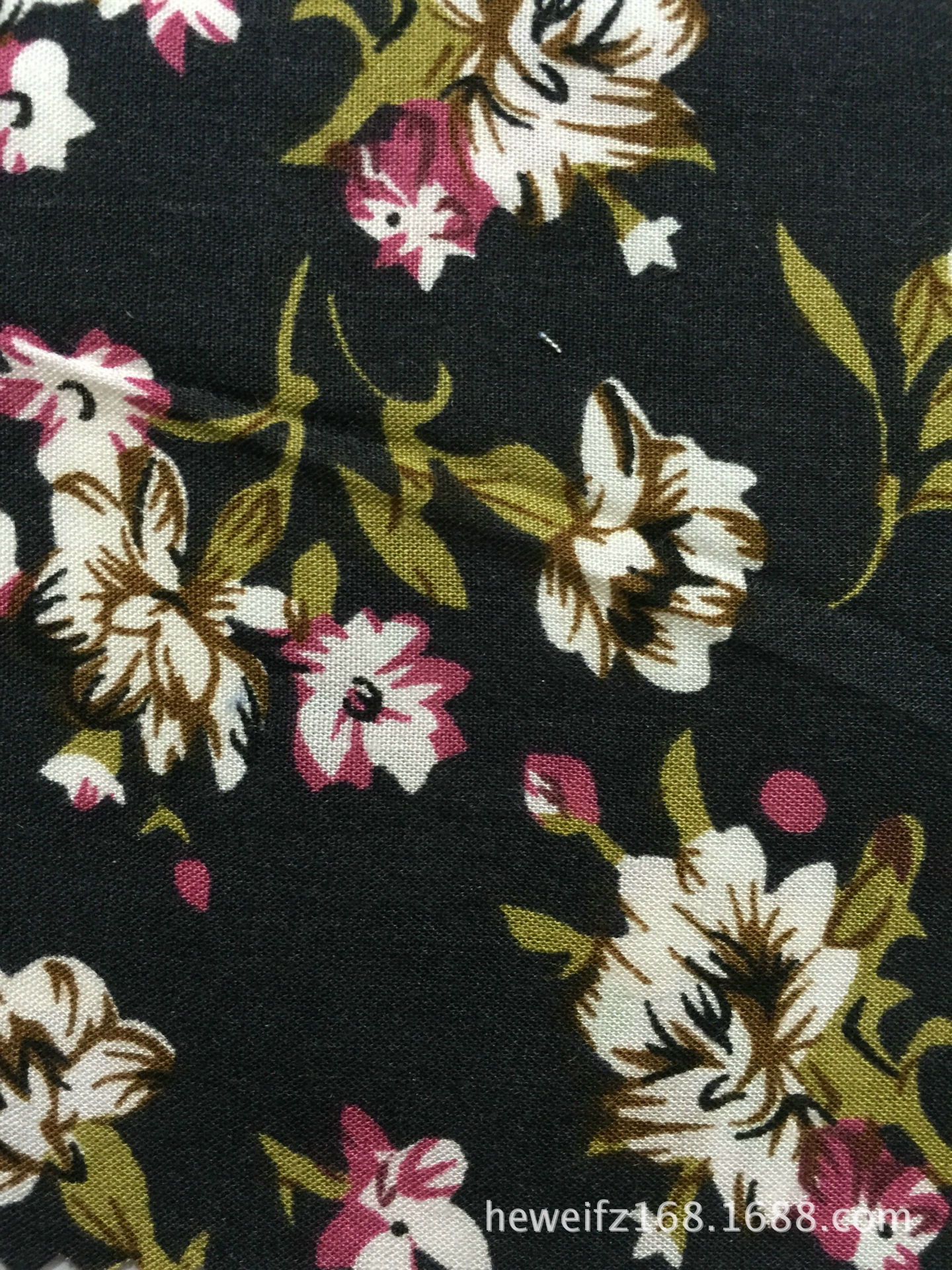 厂价直销F8065现货供应人棉印花时尚服装45支棉童装裙装女装面料