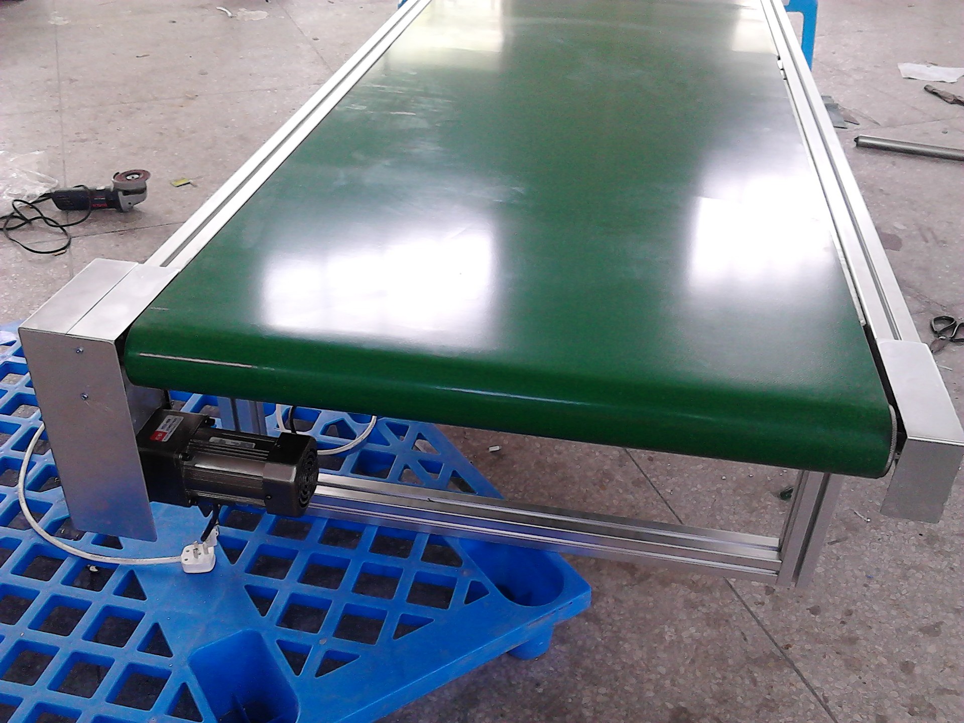 铝合金皮带输送线铝型材皮带输送线 铝合金流水线型材铝框架