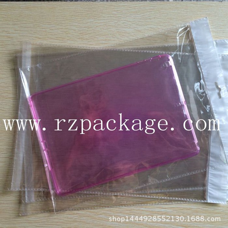 手机壳卡头袋/自粘袋/自封袋/手机配件袋24*32+3飞机孔双面5C