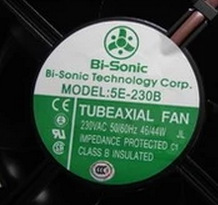 全新原装台湾Bi-sonic百瑞轴流风机5E-230B耐高温230V控制柜散热