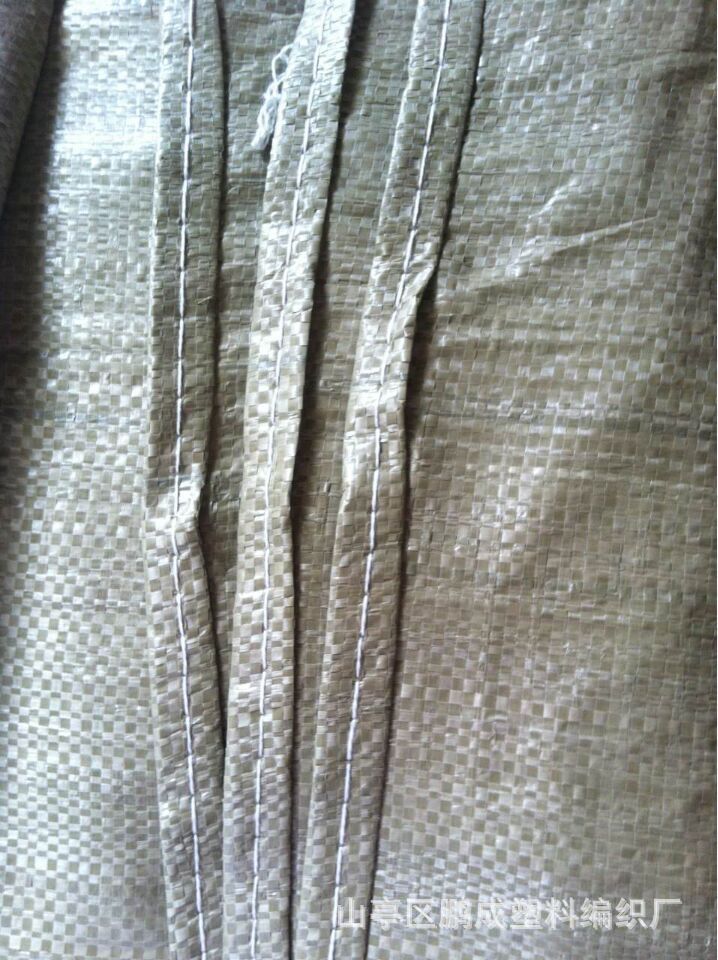 鹏程快递物流打包编织袋蛇皮袋灰色加厚包装袋55x93工厂直销