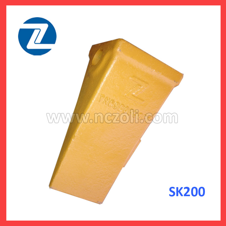 神钢挖掘机配件 SK200 耐磨斗齿 中力厂家 【批发】精密铸造