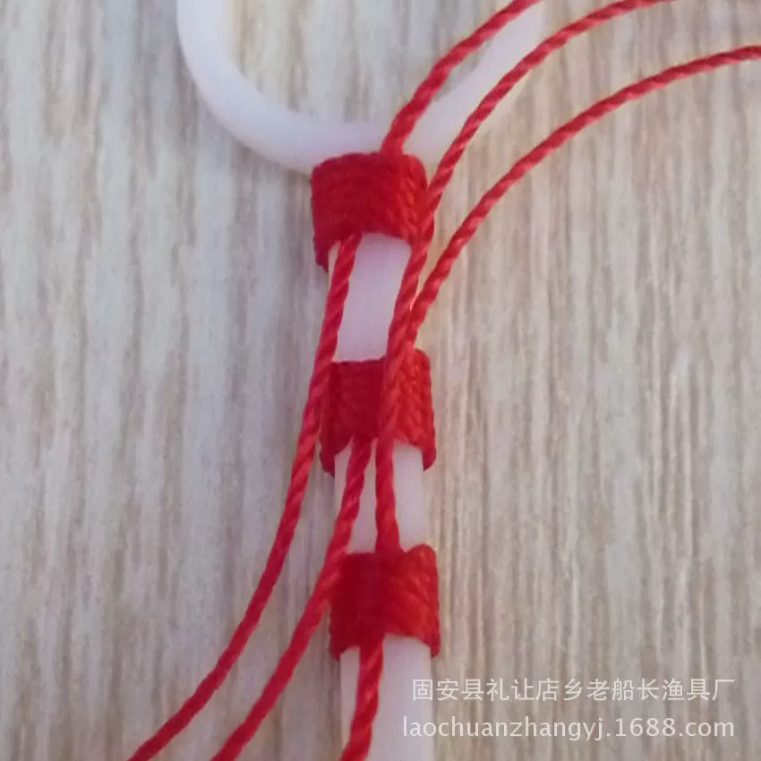 Производитель оптом Ji fishing хлопковая нить узел Ji fishing line аксессуары трехжильная завязка хлопковая нить узел рыболовная быстрая хлопковая нить узел